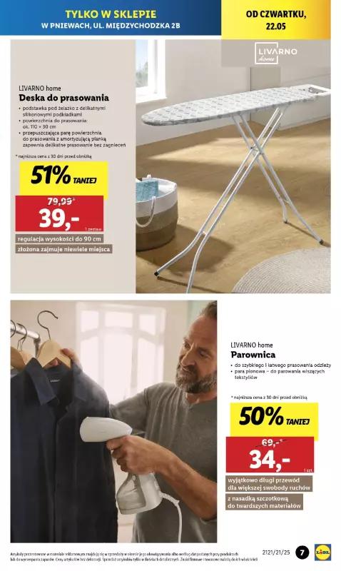 Lidl - gazetka promocyjna Wielkie Otwarcie! Pniewy od czwartku 22.05 do soboty 31.05 - strona 7