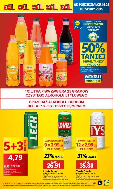 Lidl - gazetka promocyjna Oferta od poniedziałku od poniedziałku 19.05 do środy 21.05 - strona 37