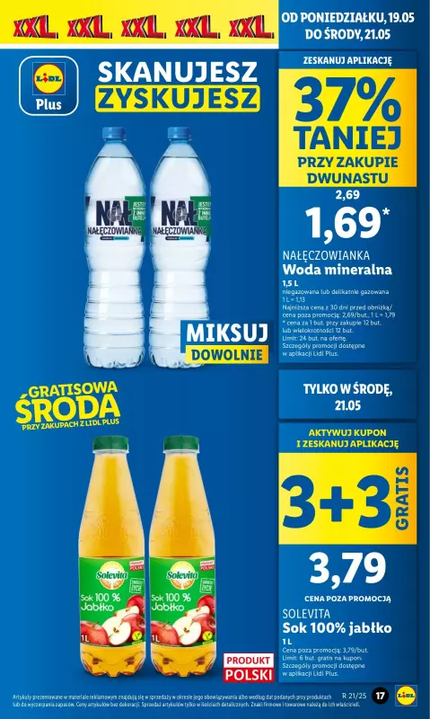 Lidl - gazetka promocyjna Oferta od poniedziałku od poniedziałku 19.05 do środy 21.05 - strona 19