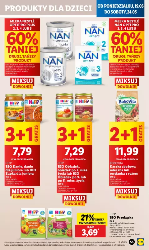 Lidl - gazetka promocyjna Oferta od poniedziałku od poniedziałku 19.05 do środy 21.05 - strona 63