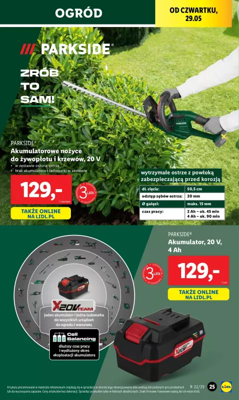 Lidl - gazetka promocyjna Katalog od poniedziałku 26.05 do soboty 31.05 - strona 31