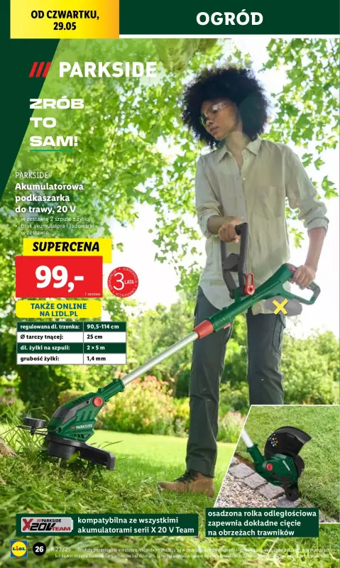 Lidl - gazetka promocyjna Katalog od poniedziałku 26.05 do soboty 31.05 - strona 32