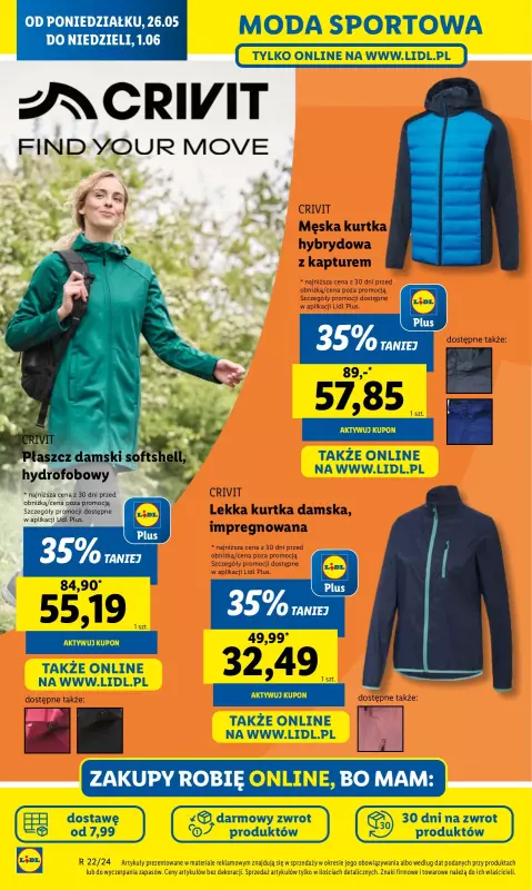 Lidl - gazetka promocyjna Katalog od poniedziałku 26.05 do soboty 31.05 - strona 18