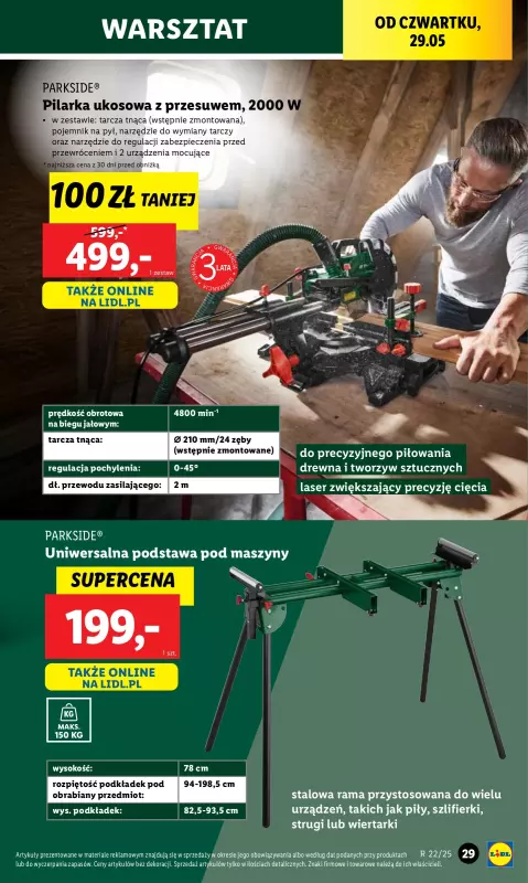 Lidl - gazetka promocyjna Katalog od poniedziałku 26.05 do soboty 31.05 - strona 35
