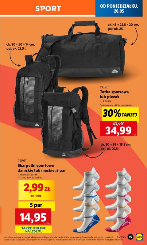 Lidl - gazetka promocyjna Katalog od poniedziałku 26.05 do soboty 31.05 - strona 17