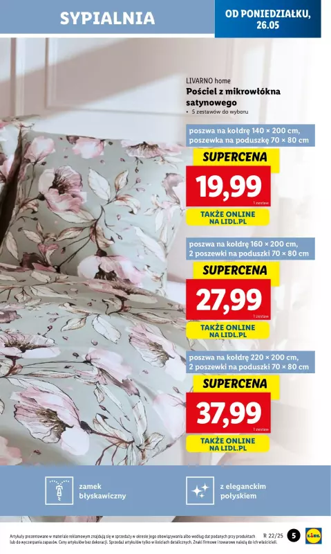 Lidl - gazetka promocyjna Katalog od poniedziałku 26.05 do soboty 31.05 - strona 5