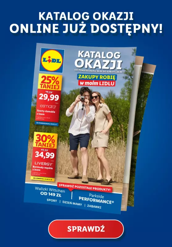 Lidl - gazetka promocyjna Katalog online już dostępny!  