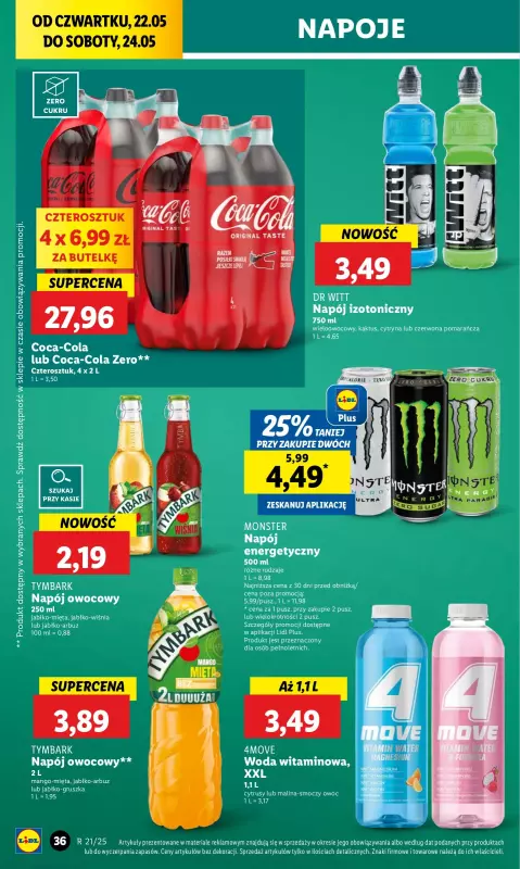 Lidl - gazetka promocyjna Oferta od czwartku od czwartku 22.05 do soboty 24.05 - strona 44