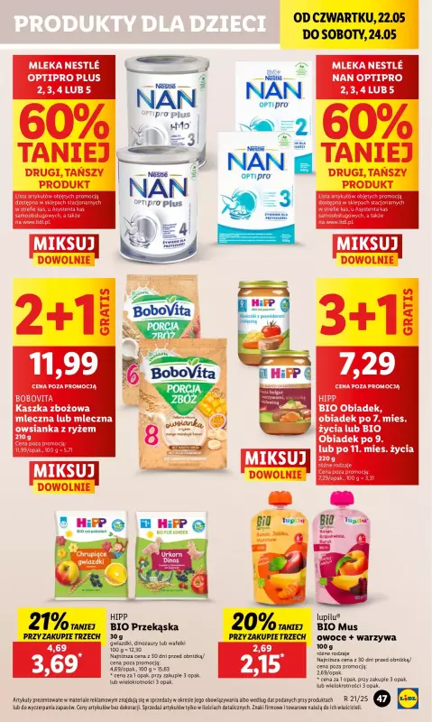 Lidl - gazetka promocyjna Oferta od czwartku od czwartku 22.05 do soboty 24.05 - strona 59