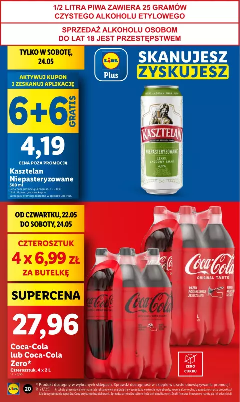Lidl - gazetka promocyjna Oferta od czwartku od czwartku 22.05 do soboty 24.05 - strona 24