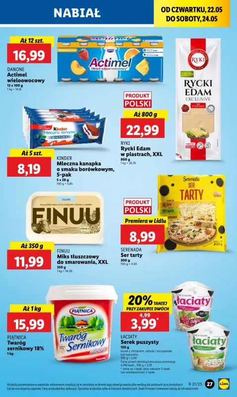 Lidl - gazetka promocyjna Oferta od czwartku od czwartku 22.05 do soboty 24.05 - strona 39