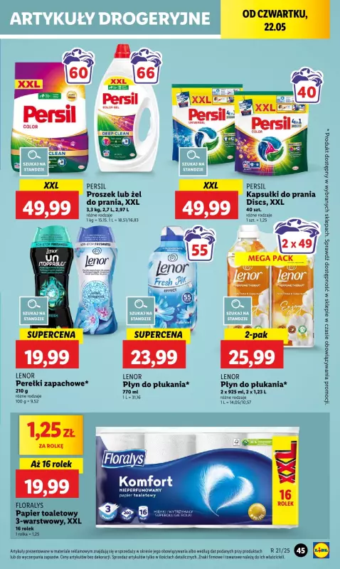 Lidl - gazetka promocyjna Oferta od czwartku od czwartku 22.05 do soboty 24.05 - strona 61