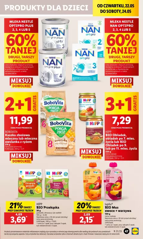 Lidl - gazetka promocyjna Oferta od czwartku od czwartku 22.05 do soboty 24.05 - strona 63