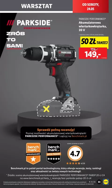 Lidl - gazetka promocyjna Katalog od poniedziałku 19.05 do soboty 24.05 - strona 49