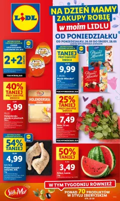 Lidl - gazetka promocyjna Oferta od poniedziałku od poniedziałku 26.05 do środy 28.05