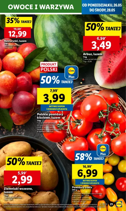 Lidl - gazetka promocyjna Oferta od poniedziałku od poniedziałku 26.05 do środy 28.05 - strona 23