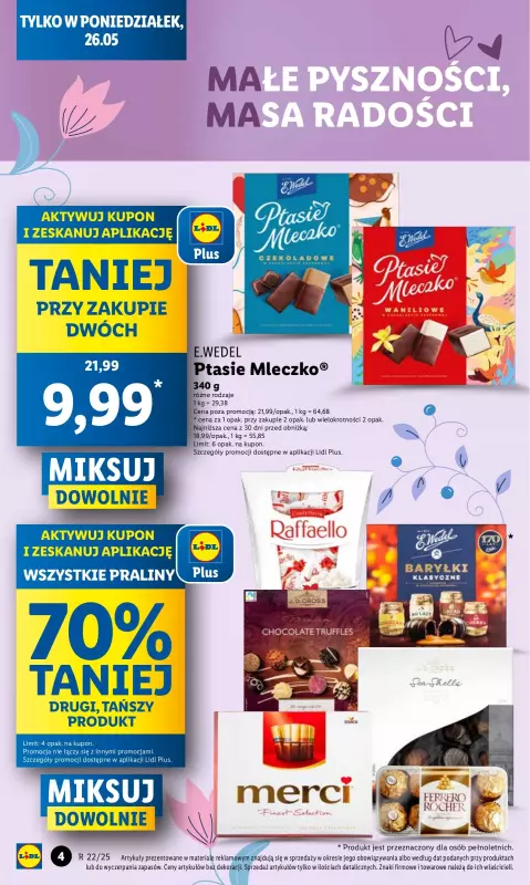 Lidl - gazetka promocyjna Oferta od poniedziałku od poniedziałku 26.05 do środy 28.05 - strona 4