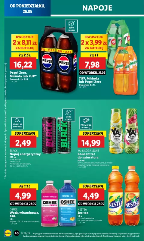 Lidl - gazetka promocyjna Oferta od poniedziałku od poniedziałku 26.05 do środy 28.05 - strona 44