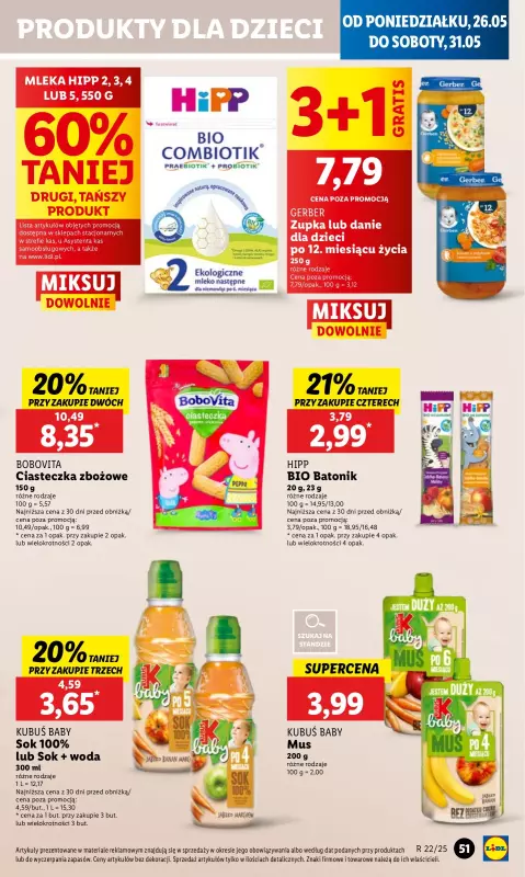 Lidl - gazetka promocyjna Oferta od poniedziałku od poniedziałku 26.05 do środy 28.05 - strona 61