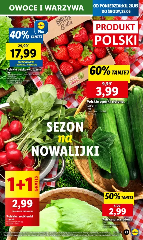 Lidl - gazetka promocyjna Oferta od poniedziałku od poniedziałku 26.05 do środy 28.05 - strona 25