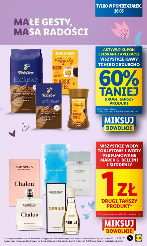 Lidl - gazetka promocyjna Oferta od poniedziałku od poniedziałku 26.05 do środy 28.05 - strona 5