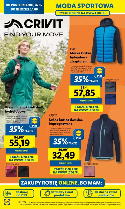 Lidl - gazetka promocyjna Katalog od poniedziałku 26.05 do soboty 31.05 - strona 20