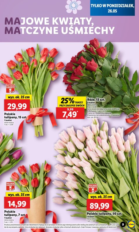 Lidl - gazetka promocyjna Oferta od poniedziałku od poniedziałku 26.05 do środy 28.05 - strona 9