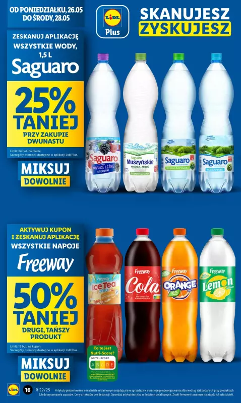 Lidl - gazetka promocyjna Oferta od poniedziałku od poniedziałku 26.05 do środy 28.05 - strona 16