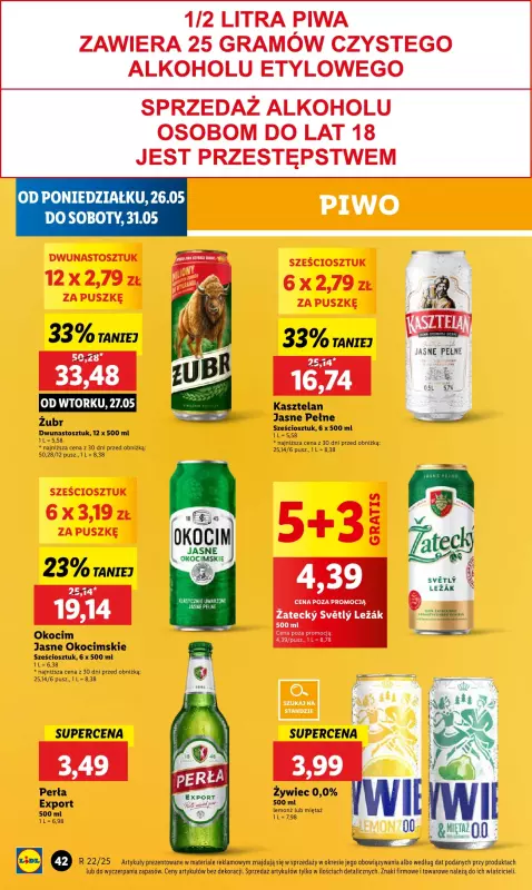 Lidl - gazetka promocyjna Oferta od poniedziałku od poniedziałku 26.05 do środy 28.05 - strona 48