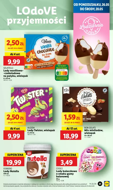 Lidl - gazetka promocyjna Oferta od poniedziałku od poniedziałku 26.05 do środy 28.05 - strona 35