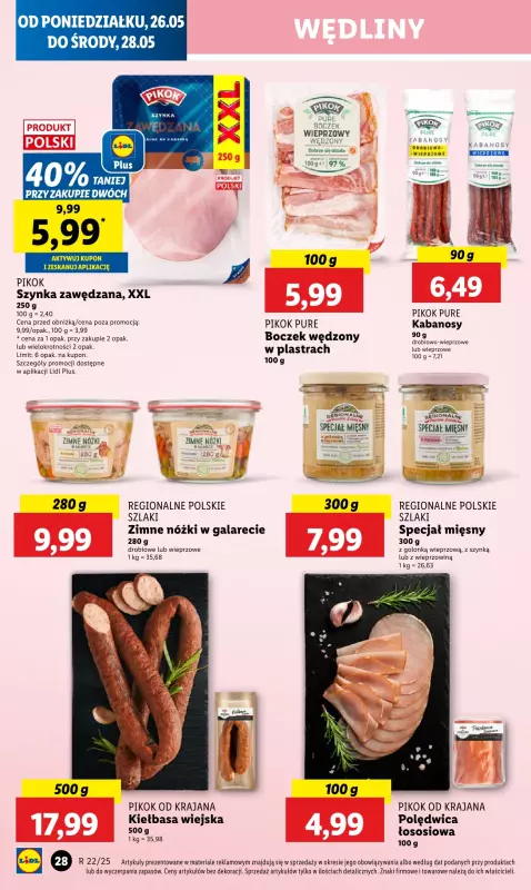 Lidl - gazetka promocyjna Oferta od poniedziałku od poniedziałku 26.05 do środy 28.05 - strona 30