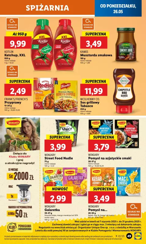 Lidl - gazetka promocyjna Oferta od poniedziałku od poniedziałku 26.05 do środy 28.05 - strona 57