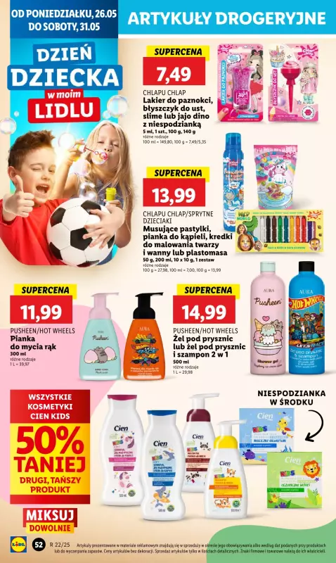 Lidl - gazetka promocyjna Oferta od poniedziałku od poniedziałku 26.05 do środy 28.05 - strona 62