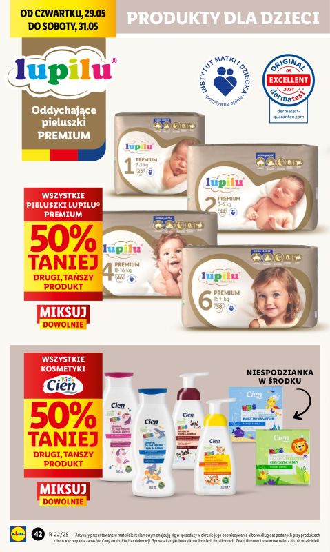 Lidl - gazetka promocyjna Oferta od czwartku od czwartku 29.05 do soboty 31.05 - strona 52