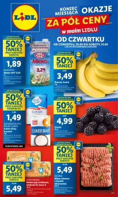 Lidl - gazetka promocyjna Oferta od czwartku od czwartku 29.05 do soboty 31.05