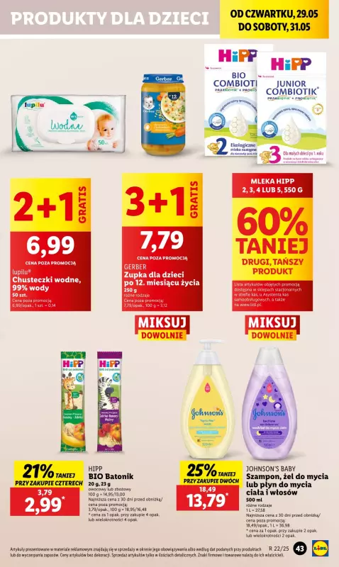 Lidl - gazetka promocyjna Oferta od czwartku od czwartku 29.05 do soboty 31.05 - strona 57