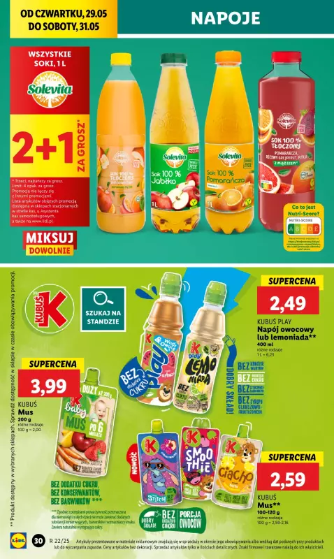 Lidl - gazetka promocyjna Oferta od czwartku od czwartku 29.05 do soboty 31.05 - strona 40