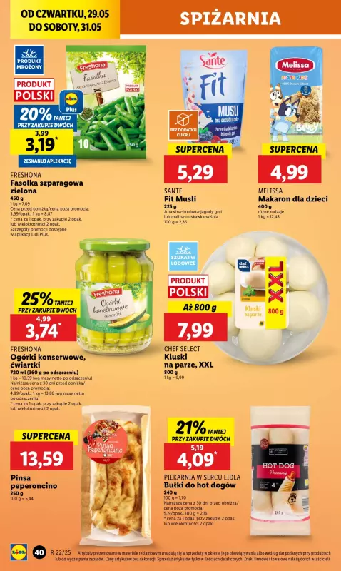 Lidl - gazetka promocyjna Oferta od czwartku od czwartku 29.05 do soboty 31.05 - strona 52