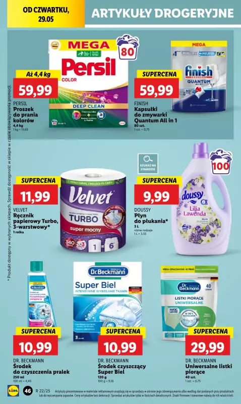 Lidl - gazetka promocyjna Oferta od czwartku od czwartku 29.05 do soboty 31.05 - strona 60