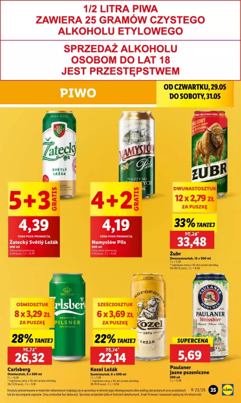 Lidl - gazetka promocyjna Oferta od czwartku od czwartku 29.05 do soboty 31.05 - strona 47