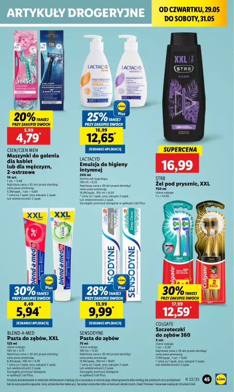 Lidl - gazetka promocyjna Oferta od czwartku od czwartku 29.05 do soboty 31.05 - strona 59