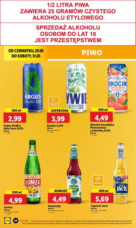 Lidl - gazetka promocyjna Oferta od czwartku od czwartku 29.05 do soboty 31.05 - strona 46