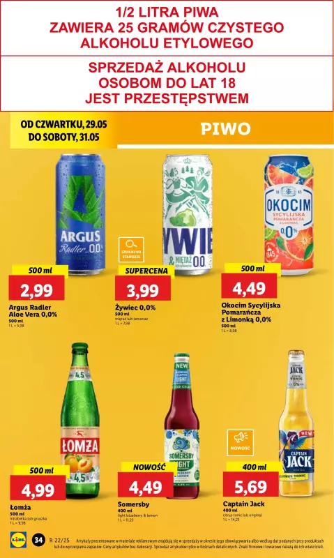 Lidl - gazetka promocyjna Oferta od czwartku od czwartku 29.05 do soboty 31.05 - strona 46