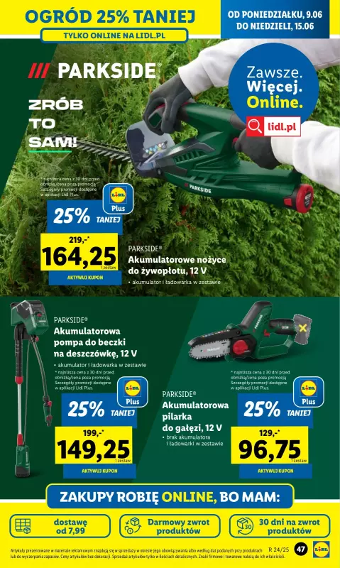 Lidl - gazetka promocyjna Katalog od poniedziałku 09.06 do soboty 14.06 - strona 37