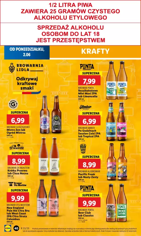 Lidl - gazetka promocyjna Oferta od poniedziałku od poniedziałku 02.06 do środy 04.06 - strona 48