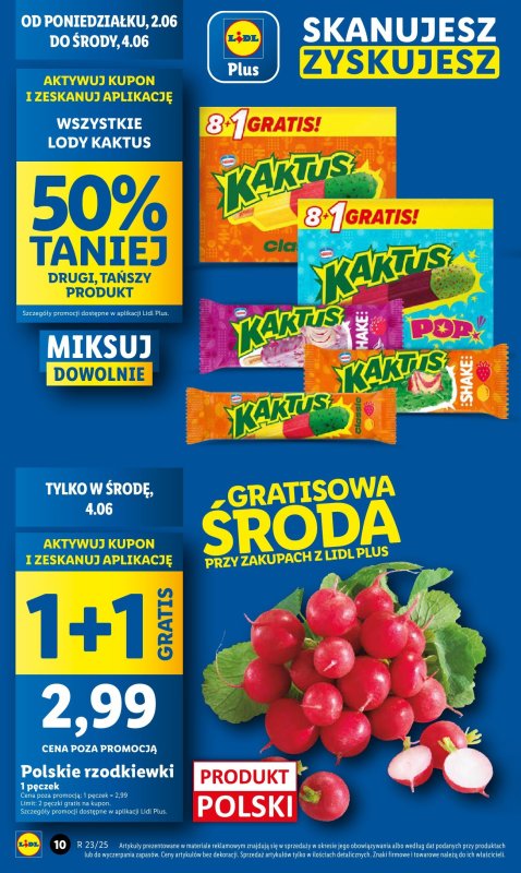 Lidl - gazetka promocyjna Oferta od poniedziałku od poniedziałku 02.06 do środy 04.06 - strona 10