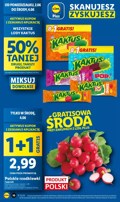 Lidl - gazetka promocyjna Oferta od poniedziałku od poniedziałku 02.06 do środy 04.06 - strona 10