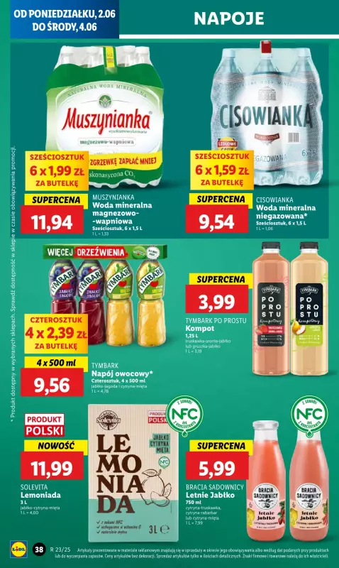 Lidl - gazetka promocyjna Oferta od poniedziałku od poniedziałku 02.06 do środy 04.06 - strona 46