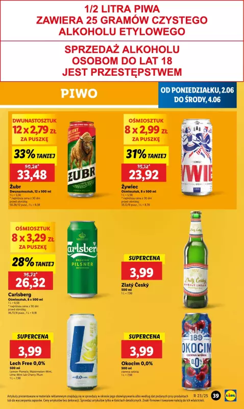 Lidl - gazetka promocyjna Oferta od poniedziałku od poniedziałku 02.06 do środy 04.06 - strona 47