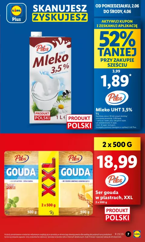 Lidl - gazetka promocyjna Oferta od poniedziałku od poniedziałku 02.06 do środy 04.06 - strona 7